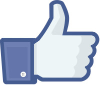 Facebook thumbs up symbol for 'like'