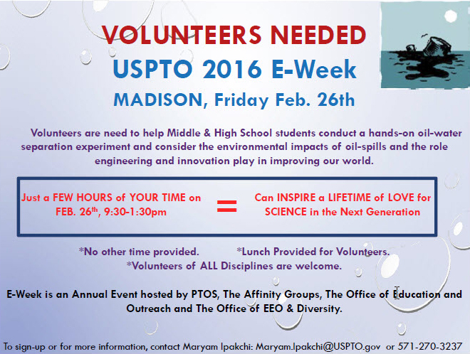 Engineering Week 2016: Volunteers Needed | Lambda PTO
