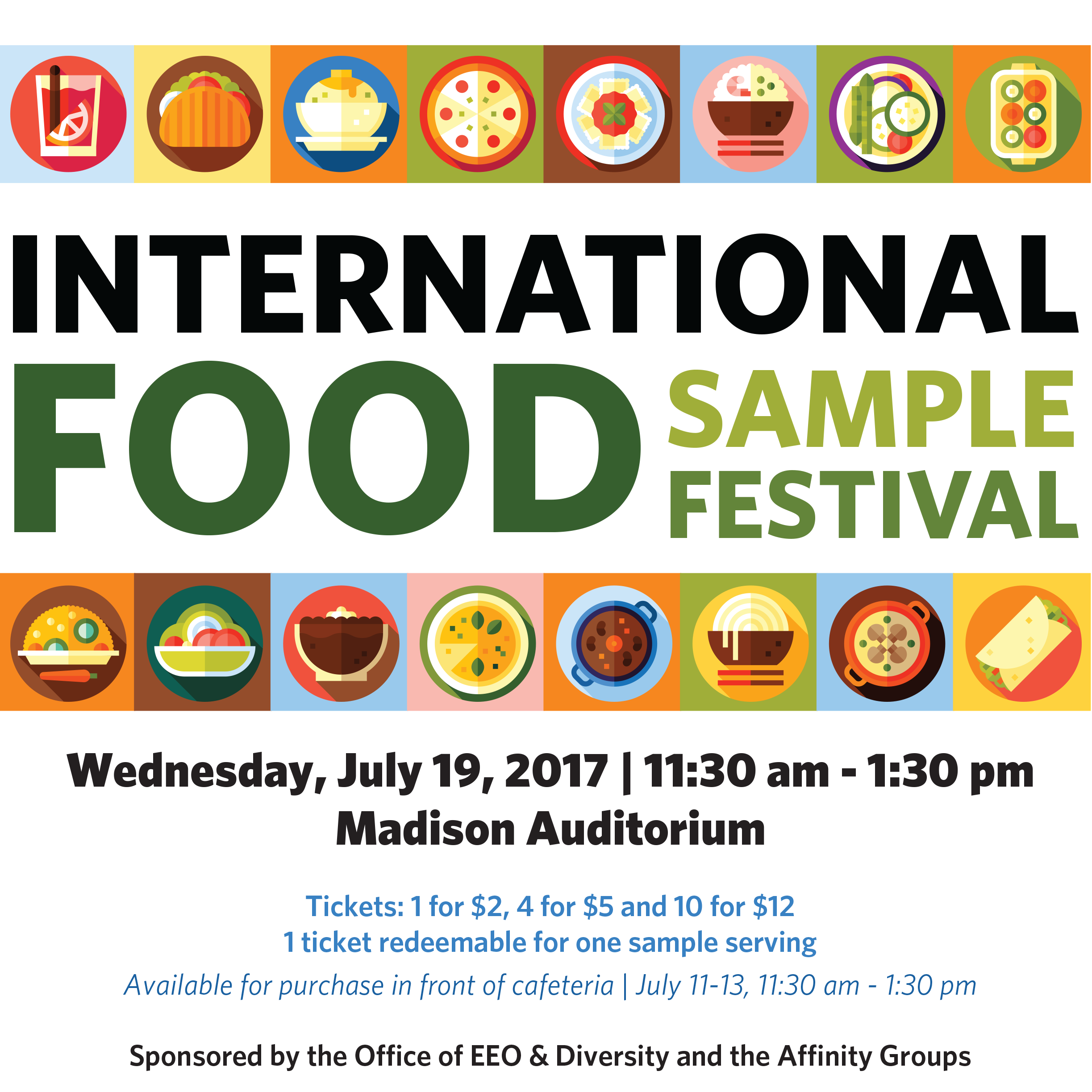 International Food Sample Festival Tickets On Sale Now! | Lambda PTO